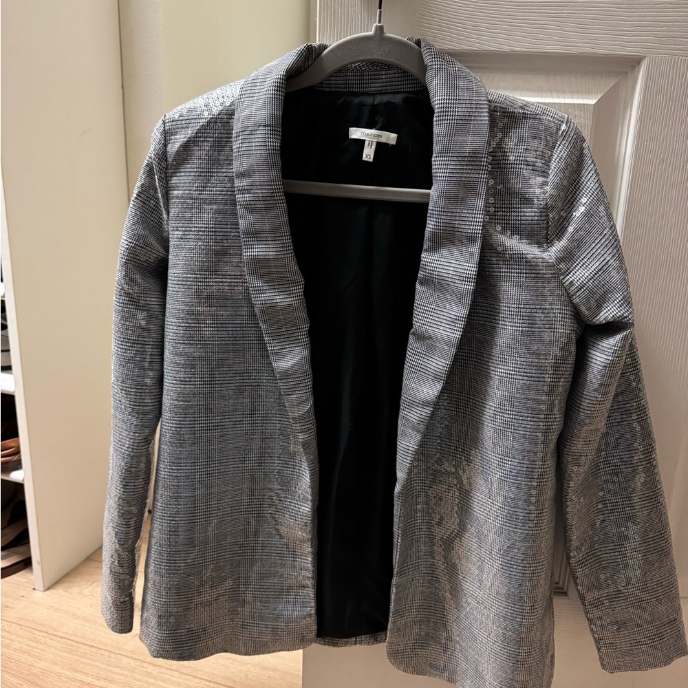 Maurices Silver Textured Blazer
